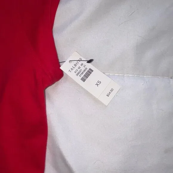 Talbots Women's Red Blouse - Picture 4 of 4